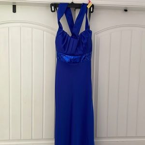 Blue formal dress
